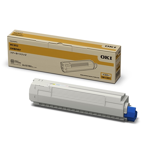 OKI トナーカートリッジ イエロー TNR-C3MY1 1個(ご注文単位1個)【直送品】