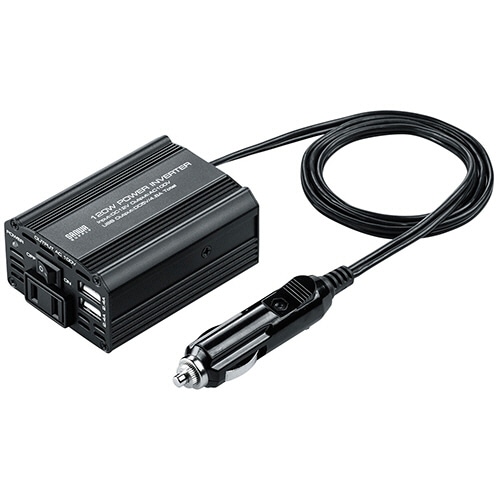 サンワサプライ　カーインバーター　120W　CAR-CHR80AC　1個（ご注文単位1個）【直送品】