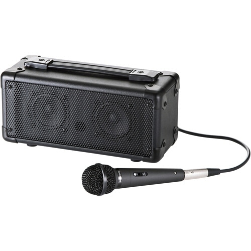 サンワサプライ　マイク付き拡声器スピーカー　ブラック　MM-SPAMPN　1台（ご注文単位1台）【直送品】