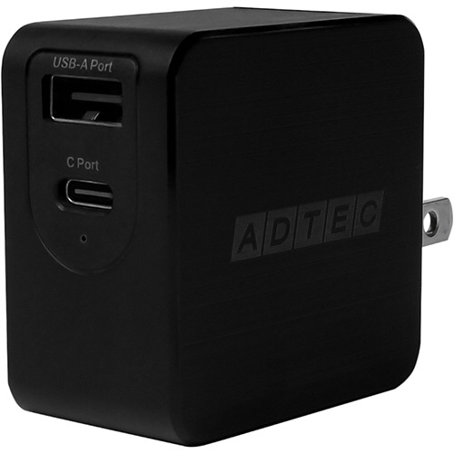 アドテック　PowerDelivery対応　急速充電器　65W　ブラック　APD-A065AC-BK　1個（ご注文単位1個）【直送品】