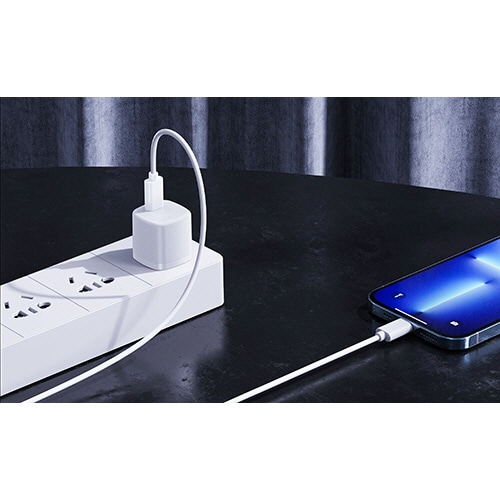 アドテック　PowerDelivery対応　AC充電器　20W　ホワイト　APD-V020C-WH　1個（ご注文単位1個）【直送品】