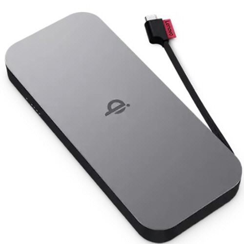 レノボ Go モバイル ワイヤレスパワーバンク 10000mAh ブラック 40ALLG1WWW 1個(ご注文単位1個)【直送品】