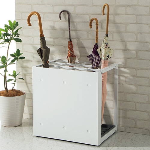 テラモト　パネル傘立　36本用　ブラック　UB-299-036-7　1台（ご注文単位1台）【直送品】