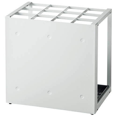 テラモト　パネル傘立　36本用　ホワイト　UB-299-036-8　1台（ご注文単位1台）【直送品】