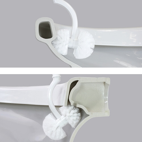 マーナ　抗菌SLIMトイレブラシ・W　ホワイト　W630W　1個（ご注文単位1個）【直送品】