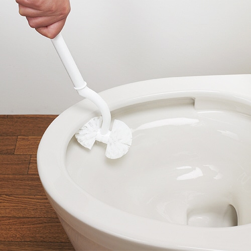 マーナ　抗菌SLIMトイレブラシ・W　ホワイト　W630W　1個（ご注文単位1個）【直送品】