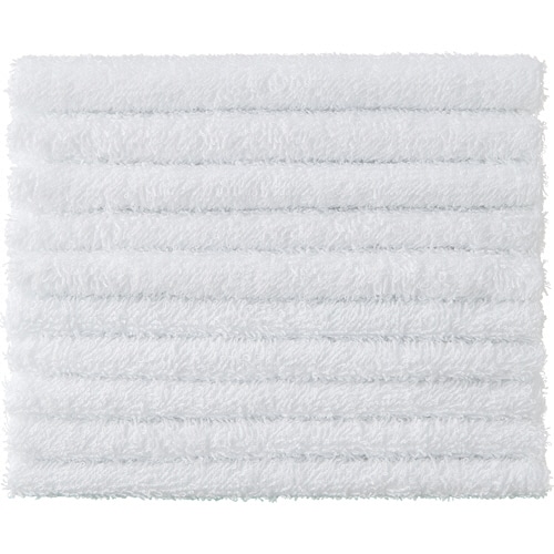 おしぼりタオル　ホワイト　110匁　1パック（10枚）（ご注文単位1パック）【直送品】