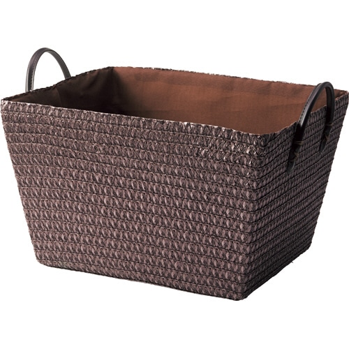 ちどり産業　PP編み込み収納バスケット　1個（ご注文単位1個）【直送品】