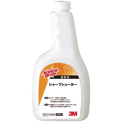 3M　スコッチ・ブライト　シャープシューター　付替用　480ml　1本（ご注文単位1本）【直送品】