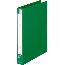 ライオン事務器　ペットファイル　A4タテ　2穴　180枚収容　背幅35mm　緑　No.60-A4S　1冊（ご注文単位1冊）【直送品】