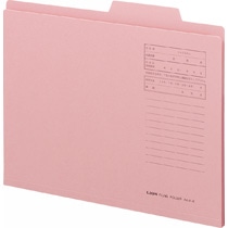 ライオン事務器　個別フォルダー　A4　ピンク　A4-IF-K　1冊（ご注文単位1冊）【直送品】