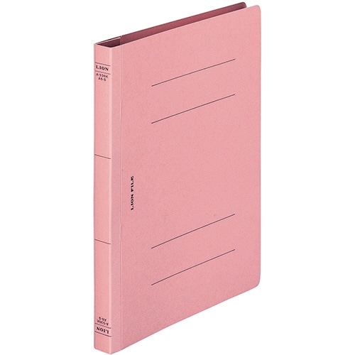 ライオン事務器 フラットファイル(環境) 樹脂押え具 A5タテ 150枚収容 背幅18mm ピンク A-536KA5S 1冊(ご注文単位1冊)【直送品】
