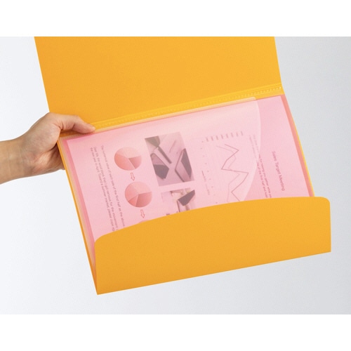 ライオン事務器 ホルダー用ブック(ビジカル) A4タテ 4ポケット 背幅4mm レッド HB-313B 1冊(ご注文単位1冊)【直送品】