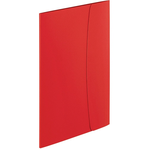 ライオン事務器　クリアーブック（ビジカル）　A4タテ　10ポケット　背幅4mm　レッド　CR-10B　1冊（ご注文単位1冊）【直送品】