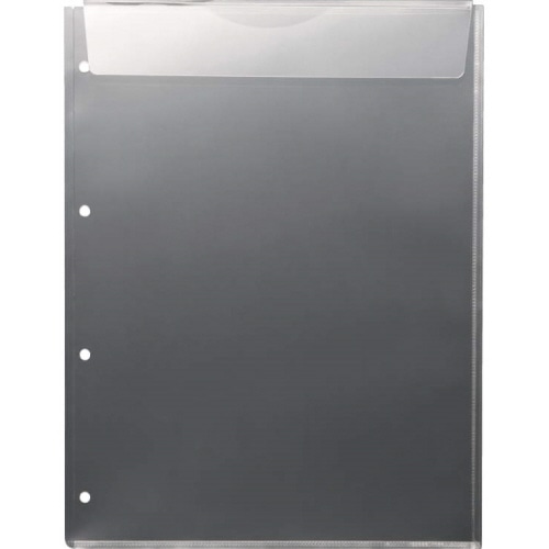 ライオン事務器　PPカラーホルダー（高透明）　A4　2・4穴・マチ付・フタ付　厚さ0.18mm　CF-32CMF　1枚（ご注文単位1枚）【直送品】