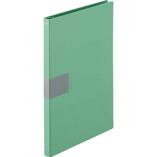 ライオン事務器　フラットファイル（カラーチョイス）　A4タテ　150枚収容　背幅18mm　グリーン　No.5114　1冊（ご注文単位1冊）【直送品】