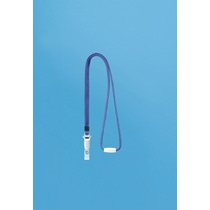 ライオン事務器　名札用ストラップ　ブルー　N-8P　1本（ご注文単位1本）【直送品】
