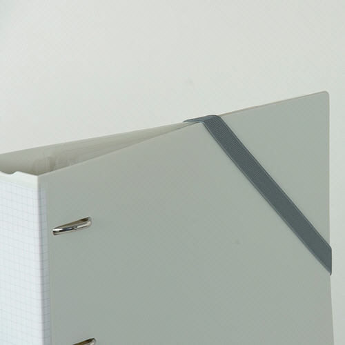 ナカバヤシ　どっさり個別Dリングファイル　A4ワイド　タテ　4穴　背幅60mm　グレー　RF1035GY　1冊（ご注文単位1冊）【直送品】