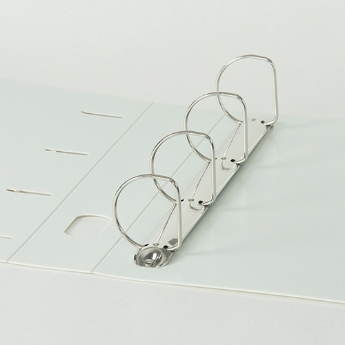 ナカバヤシ　どっさり個別Dリングファイル　A4ワイド　タテ　4穴　背幅60mm　グレー　RF1035GY　1冊（ご注文単位1冊）【直送品】