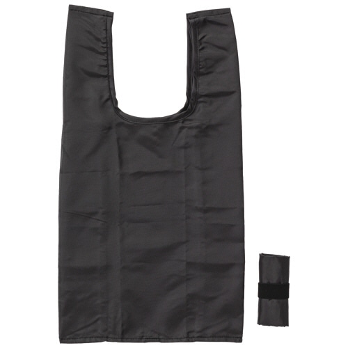 丸玉工業　ジーナス　ECO　コンパクトマイバッグ　SS　ブラック　1枚（ご注文単位1枚）【直送品】