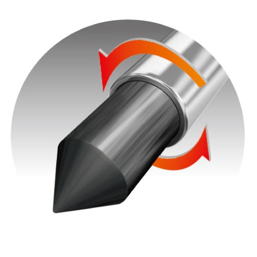 三菱鉛筆　シャープペンシル　クルトガ　スタンダードモデル　0.5mm　（軸色：シルバー）　M54501P.26　1本（ご注文単位1本）【直送品】