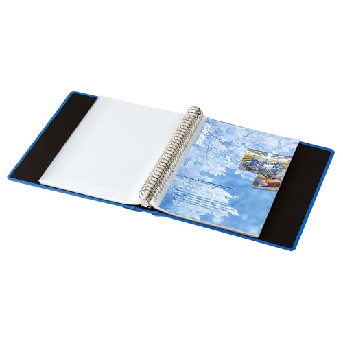 コクヨ クリヤーブック(タフボディ) 替紙式 A4タテ 30穴 50ポケット付属 背幅48mm 黒 ラ-J740D 1冊(ご注文単位1冊)【直送品】