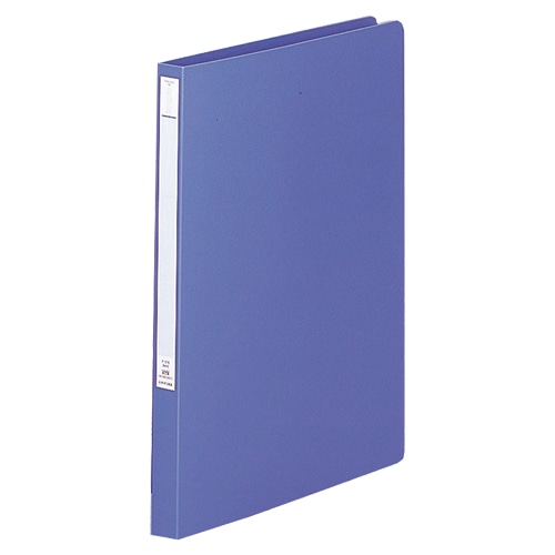 リヒトラブ　パンチレスファイル（HEAVY　DUTY）　B4タテ　160枚収容　背幅25mm　藍　F-368-9　1冊（ご注文単位1冊）【直送品】