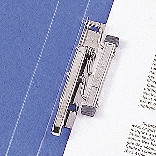 リヒトラブ　パンチレスファイル（HEAVY　DUTY）　B4タテ　160枚収容　背幅25mm　藍　F-368-9　1冊（ご注文単位1冊）【直送品】