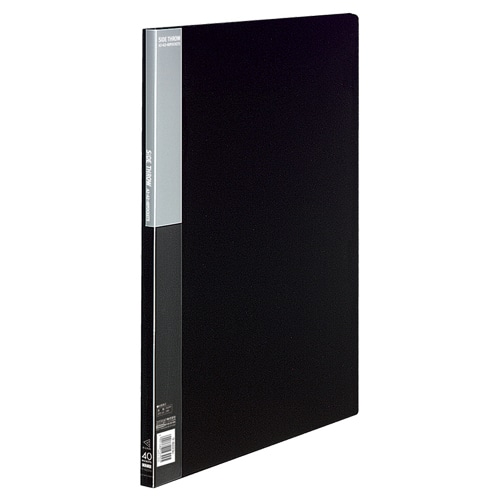 コクヨ　クリヤーブック（ベーシック）　固定式・サイドスロー　A3タテ　40ポケット　背幅17mm　黒　ヨコ入れ　ラ-B223D　1冊（ご注文単位1冊）【直送品】