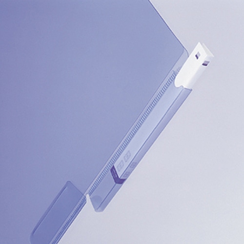 リヒトラブ リクエスト 立体見出し付クリヤーホルダー A4 乳白 G6305-1 1パック(5枚)(ご注文単位1パック)【直送品】