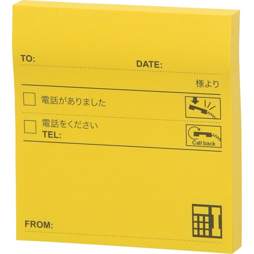 3M　ポスト・イット　強粘着スタンダードプリント　エコノパック　電話メモ　SSP-3301TYN　1パック（10冊）（ご注文単位1パック）【直送品】