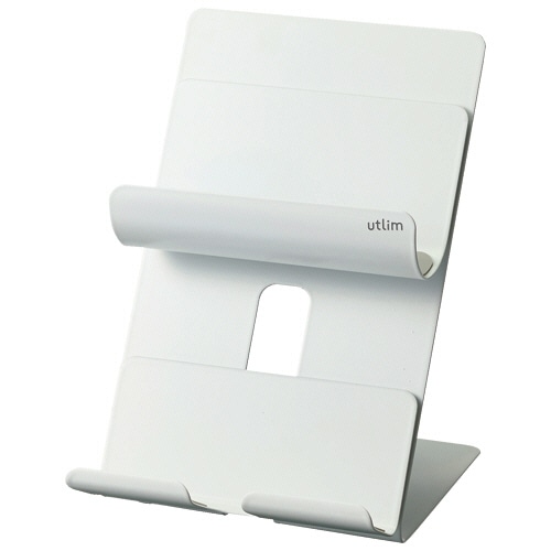 ソニック　組み替えられるマグネットスタンド　ユートリム　スマホ・タブレット兼用　ホワイト　UT-4792-W　1個（ご注文単位1個）【直送品】