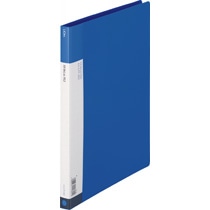 ライオン事務器　PPパームファイル　強化Z式　A4タテ　120枚収容　背幅17mm　青　PF-283　1冊（ご注文単位1冊）【直送品】