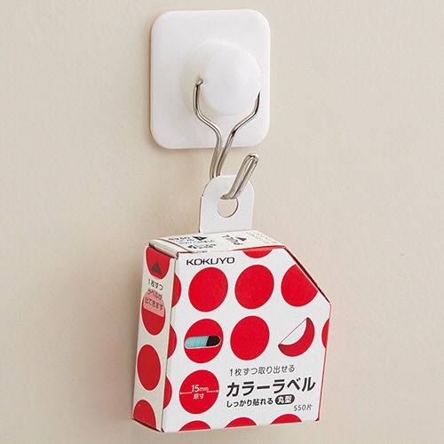 コクヨ カラーラベル(しっかり貼れる・丸型) 直径8mm 赤 タ-R70-41R 1個(1450片)(ご注文単位1個)【直送品】