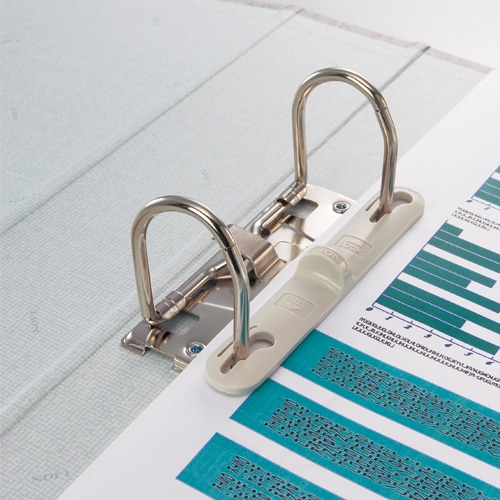 ライオン事務器 スモールファイル B6ヨコ 2穴 270枚収容 背幅60mm グレー No.30-B6E 1冊(ご注文単位1冊)【直送品】