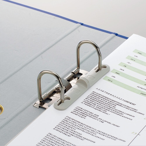 ライオン事務器 カラースモールファイル A4タテ 2穴 270枚収容 背幅60mm 青 No.30C-A4S 1冊(ご注文単位1冊)【直送品】