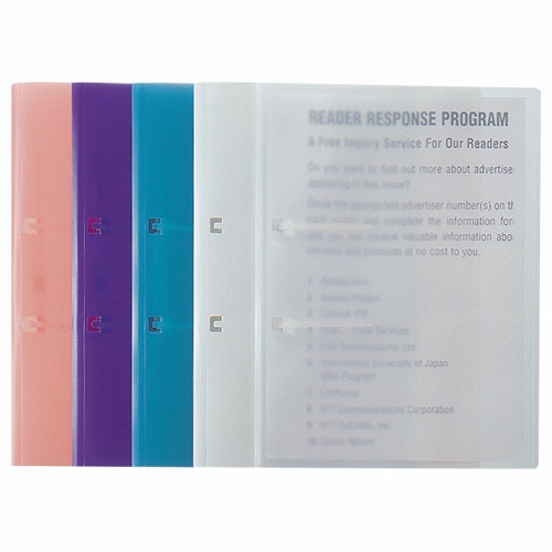 ライオン事務器 SBファイル A4タテ 80枚収容 背幅5mm 透明 SB-21 1冊(ご注文単位1冊)【直送品】