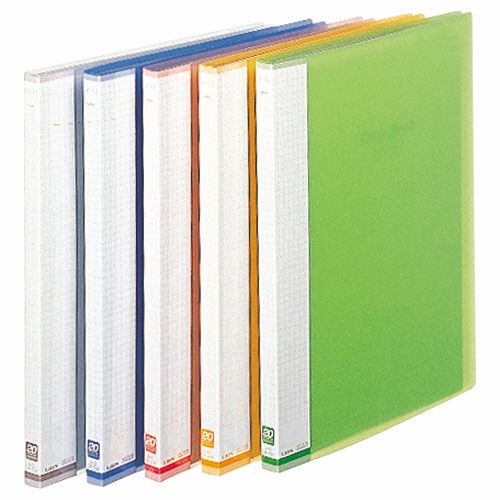 ライオン事務器　クリアーブック（エール）　A4タテ　20ポケット　背幅14mm　オレンジ　CR-20A　1冊（ご注文単位1冊）【直送品】