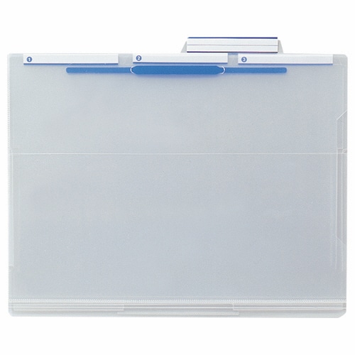 ライオン事務器 介護ホルダー A4 中仕切り付 KH-3P 1冊(ご注文単位1冊)【直送品】