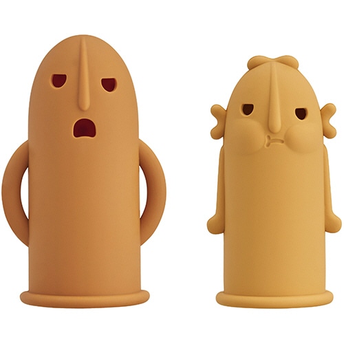 ライオン事務器　はにわ型指サック　はにさっく　大・小　HA-205　1パック（2個）（ご注文単位1パック）【直送品】