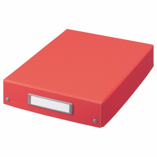 ライオン事務器　デスクトレー　A4　レッド　DT-13C　1個（ご注文単位1個）【直送品】