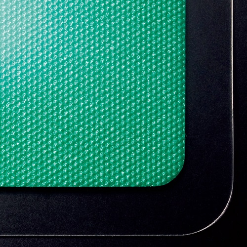 ライオン事務器 デスクマット PVC製 光沢仕上 ダブル(グリーンマット付) 910×625×0.8mm No.7-PE 1枚(ご注文単位1枚)【直送品】