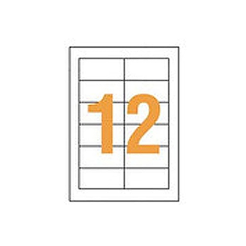 ライオン事務器 LPタックラベル A4判 42×86mm LP-212 1パック(1200片:12片×100シート)(ご注文単位1パック)【直送品】