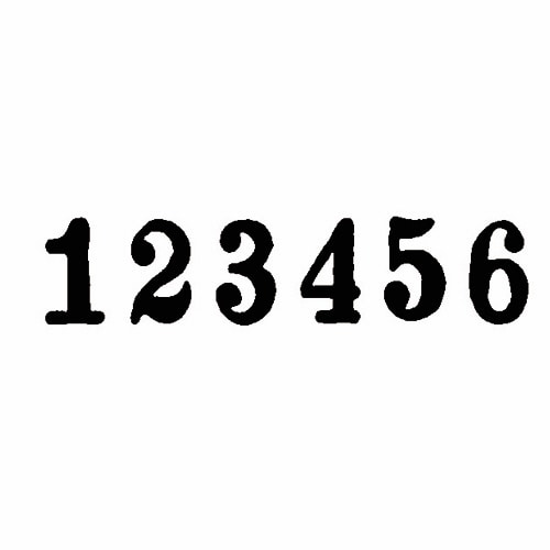 ライオン事務器　ナンバリング　C型　6桁7様式　E字体　C-71　1台（ご注文単位1台）【直送品】