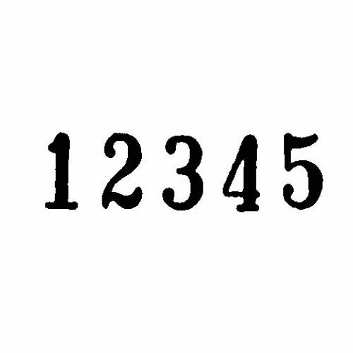 ライオン事務器 ナンバリング D型 5桁5様式 E字体 D-51 1台(ご注文単位1台)【直送品】