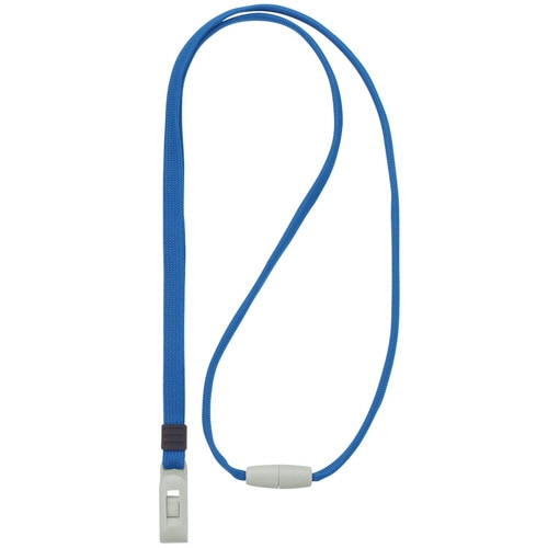 ライオン事務器　名札用ストラップ　ブラック　N-4P　1本（ご注文単位1本）【直送品】