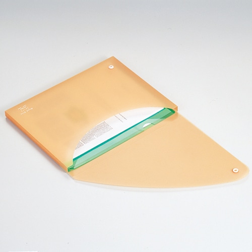 ライオン事務器 ハンドファイル(エール) A4 背幅16mm 透明 HF-853A 1冊(ご注文単位1冊)【直送品】