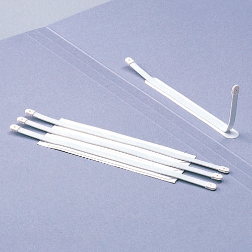 ライオン事務器　シール式ファスナー　脚長30mm　全長160mm　No.8FC　1パック（10本）（ご注文単位1パック）【直送品】