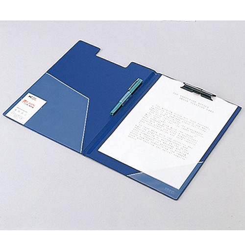 ライオン事務器 クリップホルダー A4タテ ブラック No.300E 1枚(ご注文単位1枚)【直送品】