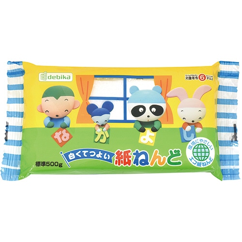 デビカ　紙ねんど　標準500g　090101　1個（ご注文単位1個）【直送品】